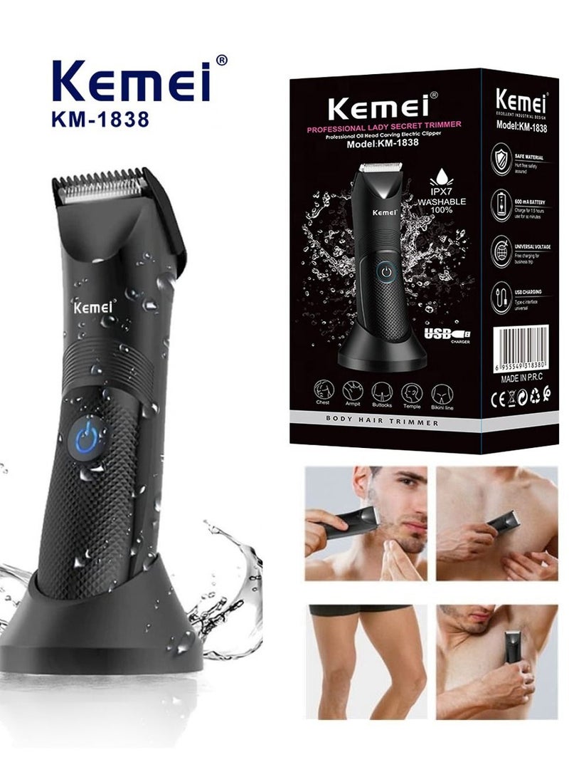 Shaver for Men Professional Body Hair Trimmer KM-1838