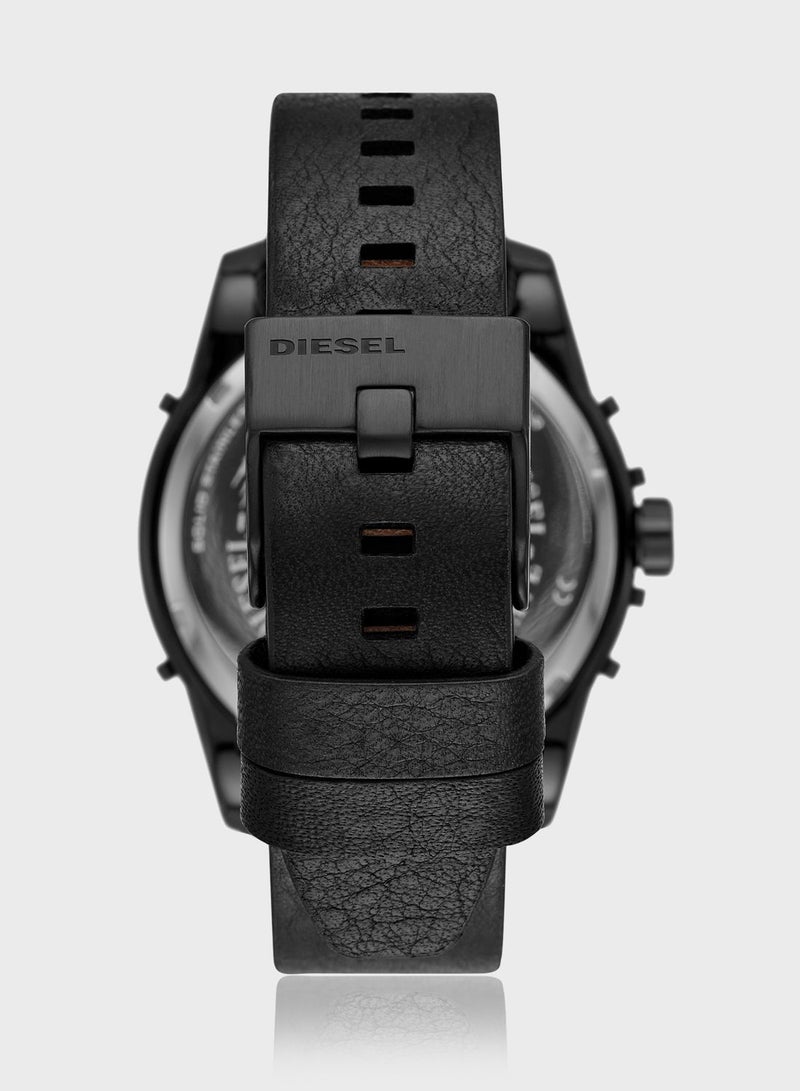 Dz1948 Leather Strap Watch