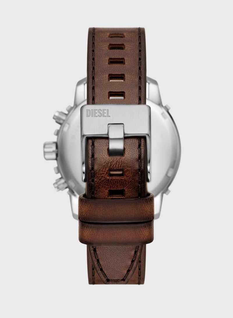 Dz4604 Chronograph Leather Strap Watch