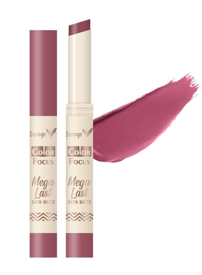 Color Focus Mega Last Satin Matte Nude Lipstick Deep Rose