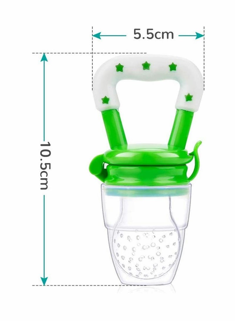 Baby Fruit Feeder Baby Food Feeder Fruit Feeder 4 Pack Infant Teething Toy Teether Pacifier Feeder Baby