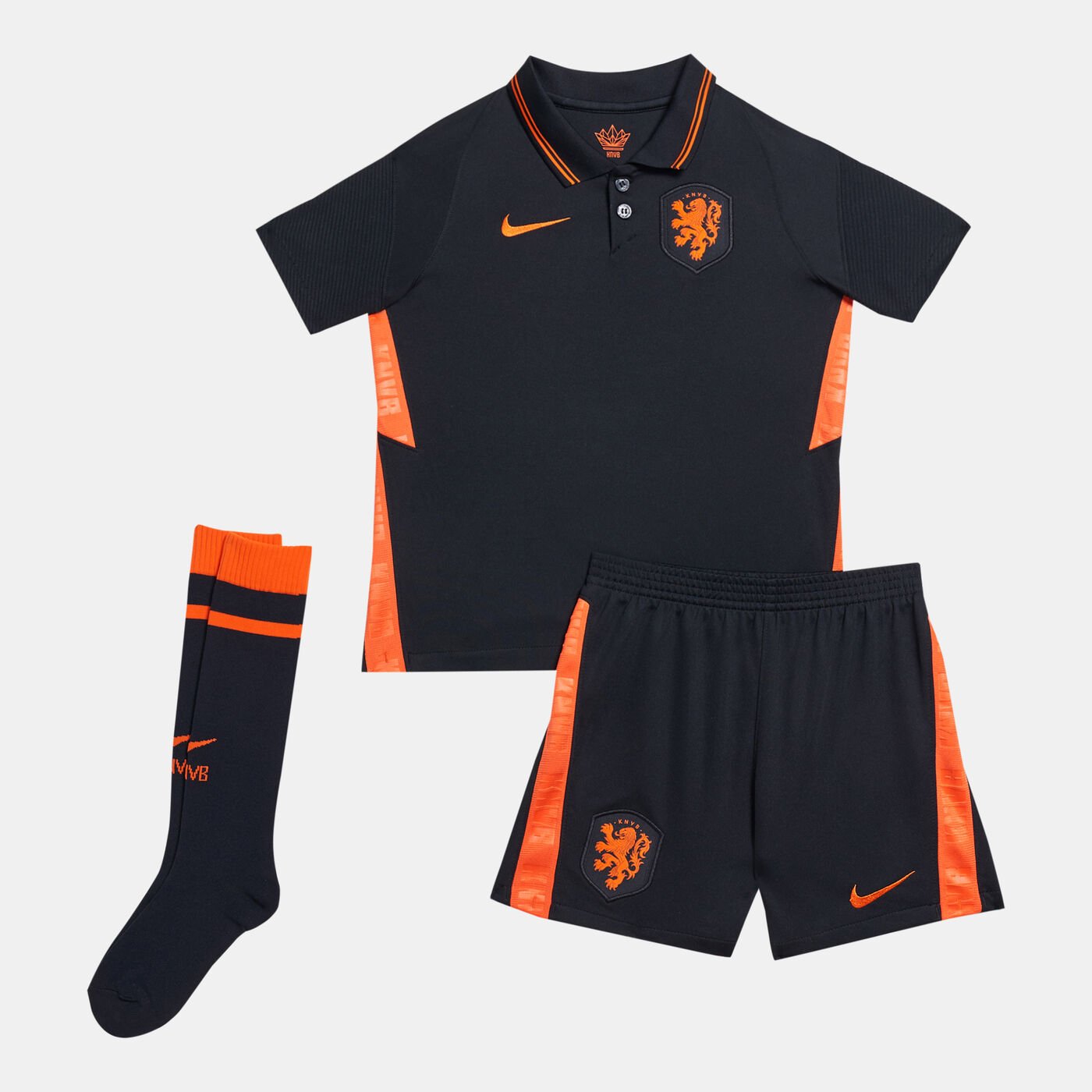 Kids' Netherlands 2020 Away Football Kit (Younger Kids)