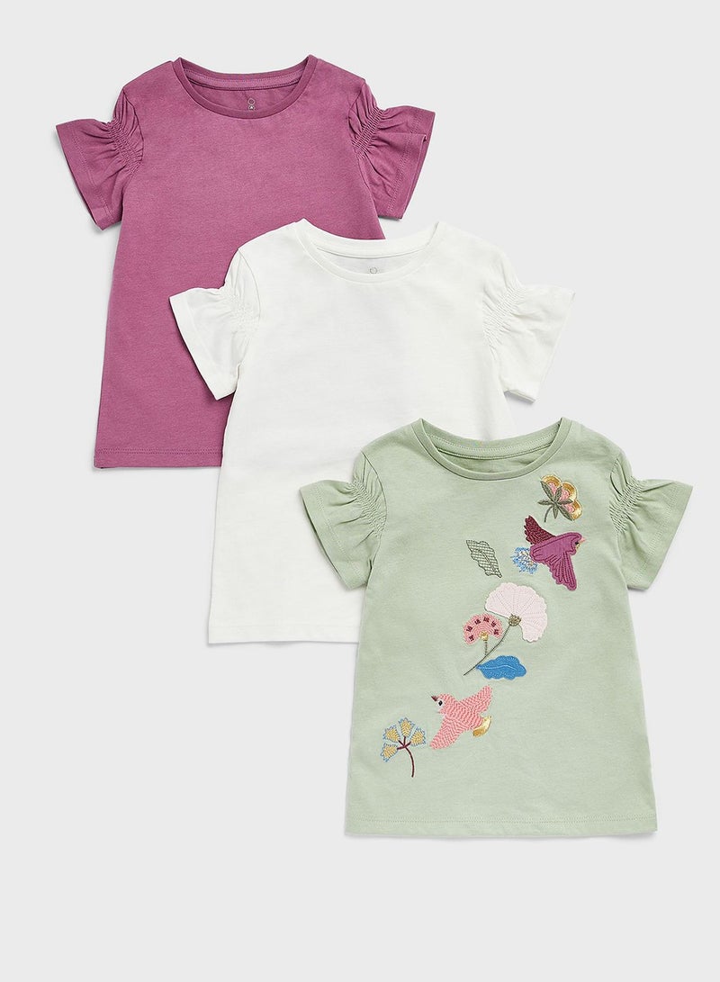 Kids 3 Pack Assorted Top