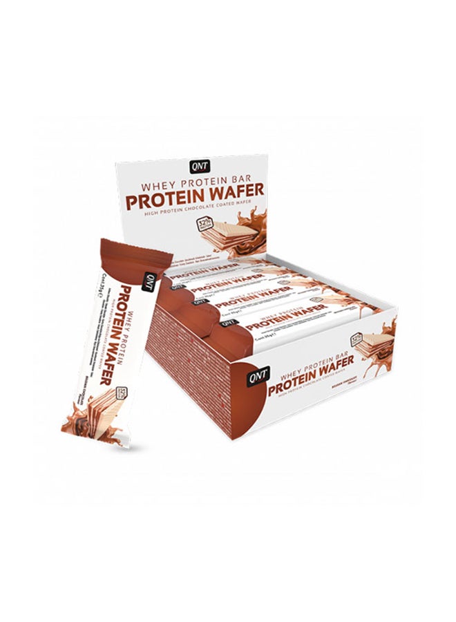 QNT Whey Protein Wafer Belgian Chocolate Flavour 35gm x 12pcs