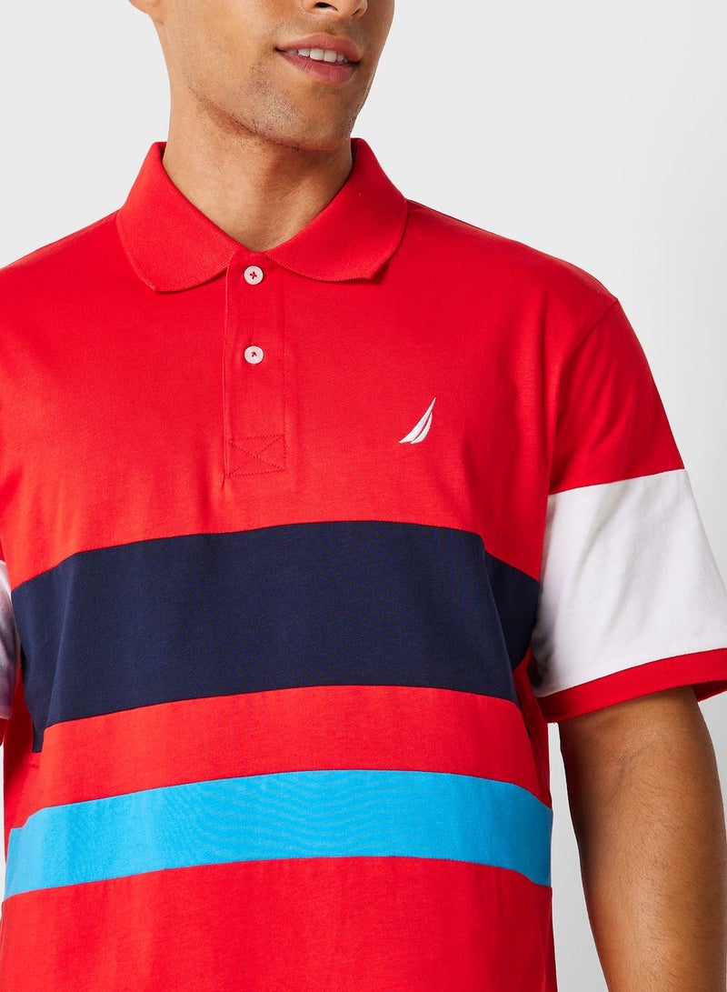 Dexter Color Block Polo