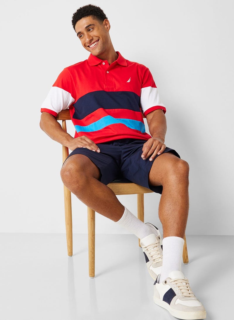 Dexter Color Block Polo