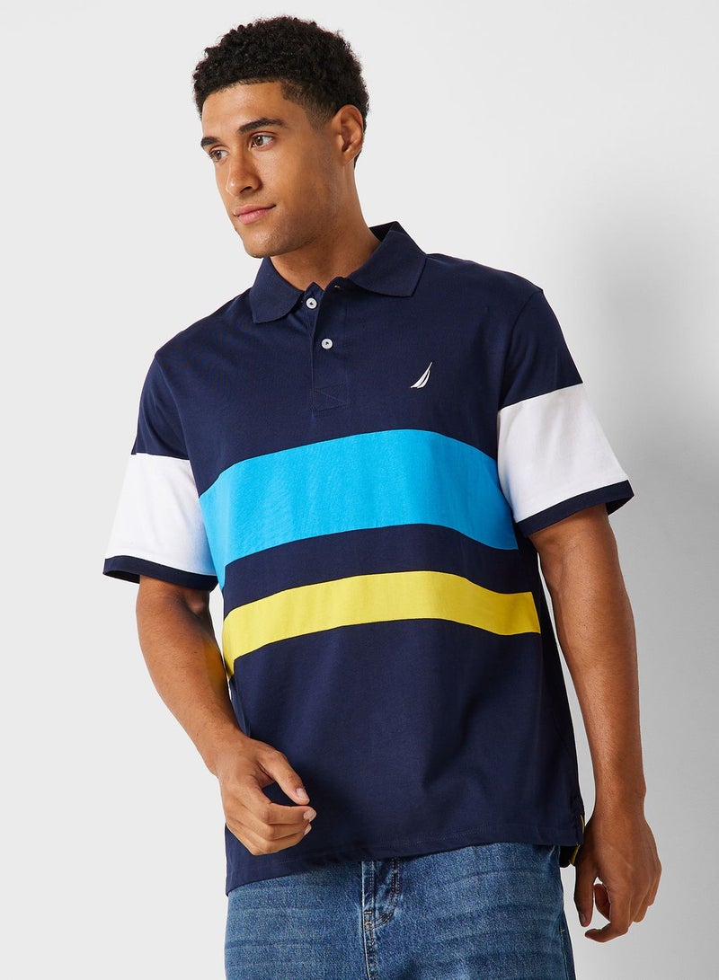 Dexter Color Block Polo