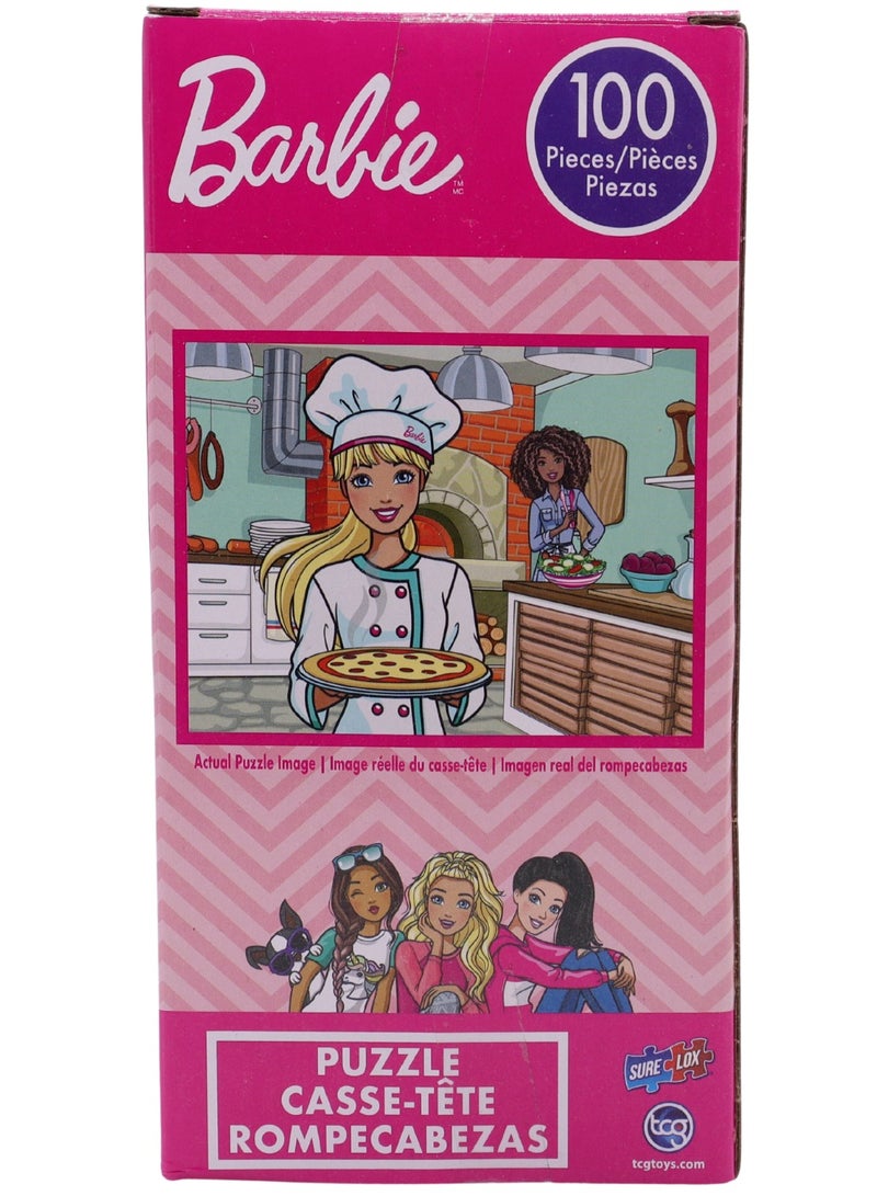 Barbie and Christie Pizza  100 Piece Jigsaw Puzzle