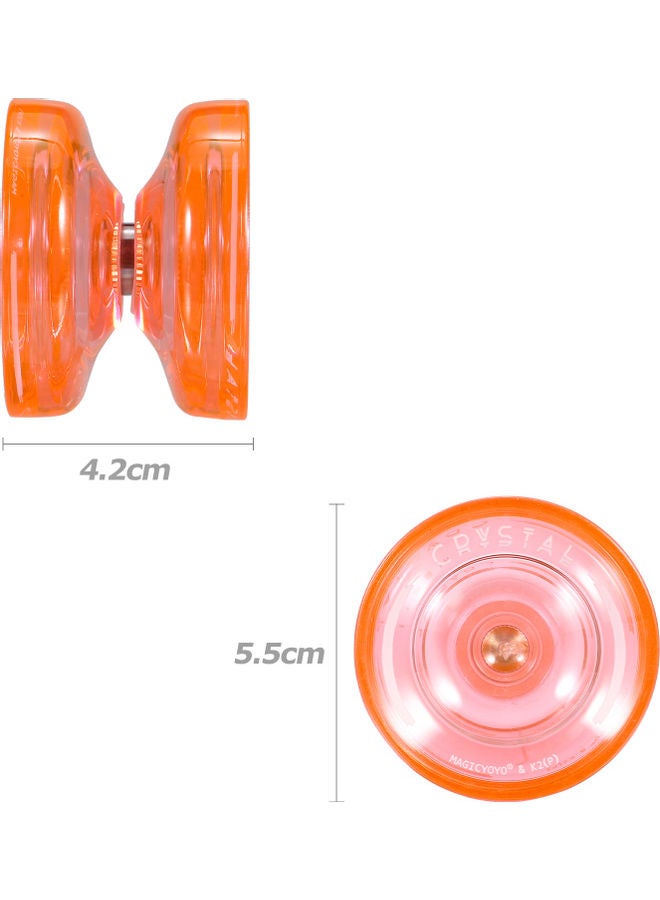 Responsive Yoyo with Narrow Bearing and Steel Axle