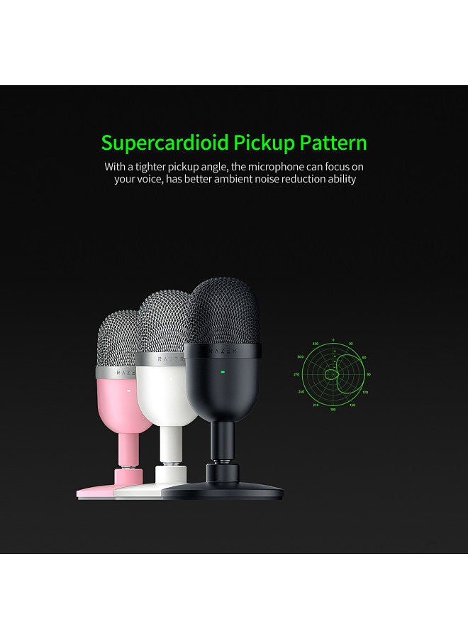 Mini USB Capacitor microphone Desktop desktop PC Karaoke game live microphone pink