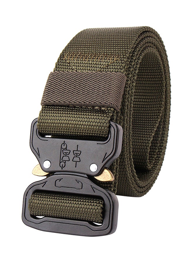 Quick-Release Military Belt Green