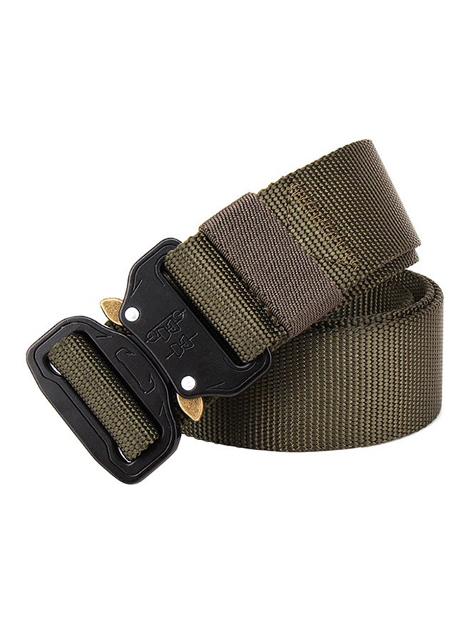 Quick-Release Military Belt Green