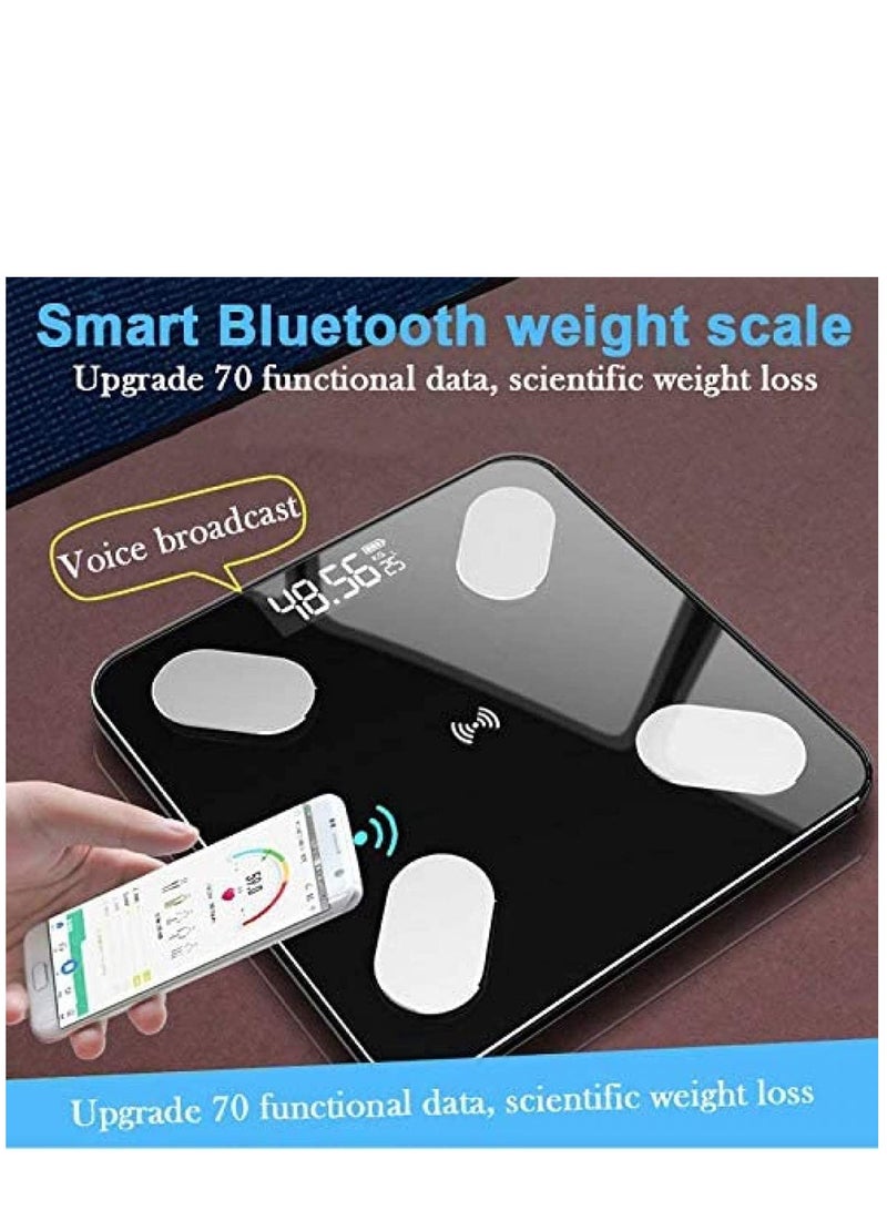 Weight Scales Smart Body Fat Body Composition Scales BMI Analyzer Bluetooth Electronic Weighing Scale, Body Composition Monitors with Smartphone App Useful Gift for Home Family