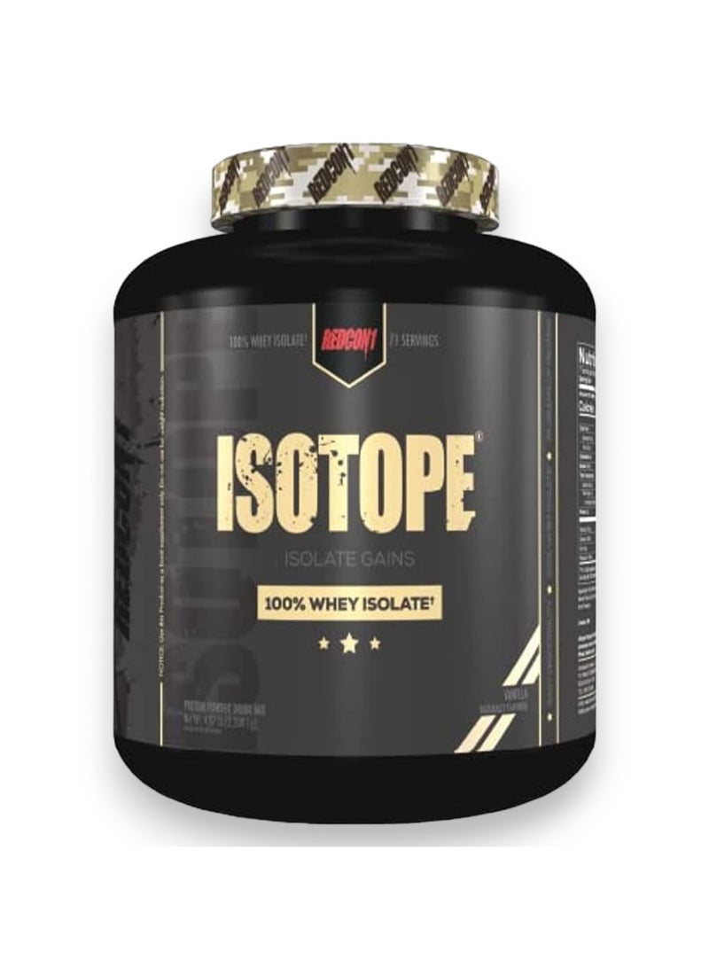 Isotope, Vanilla Flavour, 5 Lbs, 71 Servings