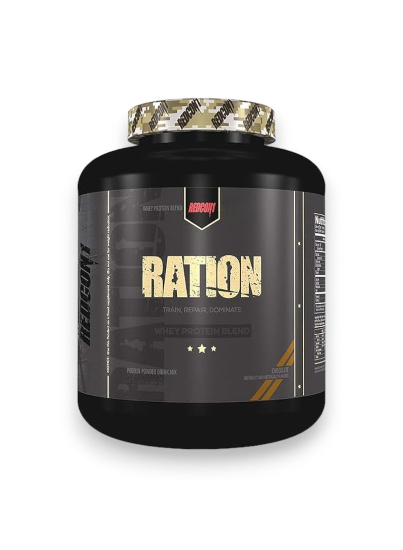 Ration Whey Protein Blend, Chocolate Flavour, 4.6lb