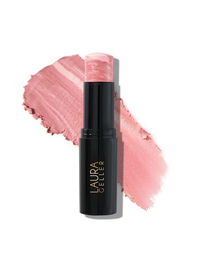 Italian Marble Blush Makeup Stick : Cream Finish Marbleized Blush for Cheeks Pink Fiore