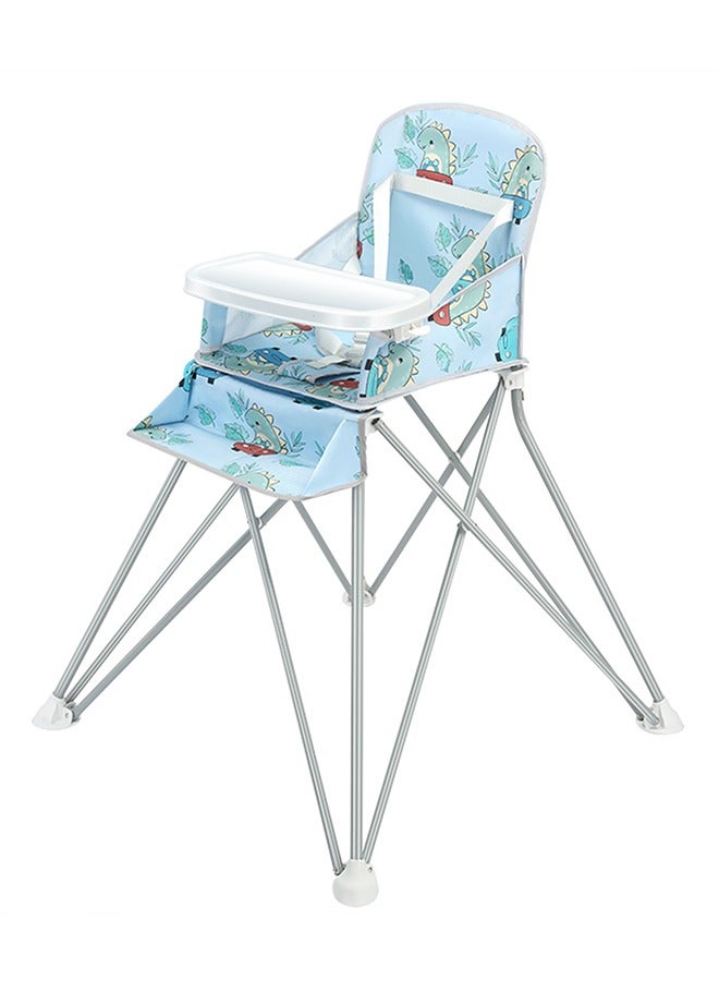 Baby Seat Portable Baby’s Dining Chair With Removable Dining Tray And Storage Bag & Straps,Foldable Children Seat Great for Camping,For Travel And Home