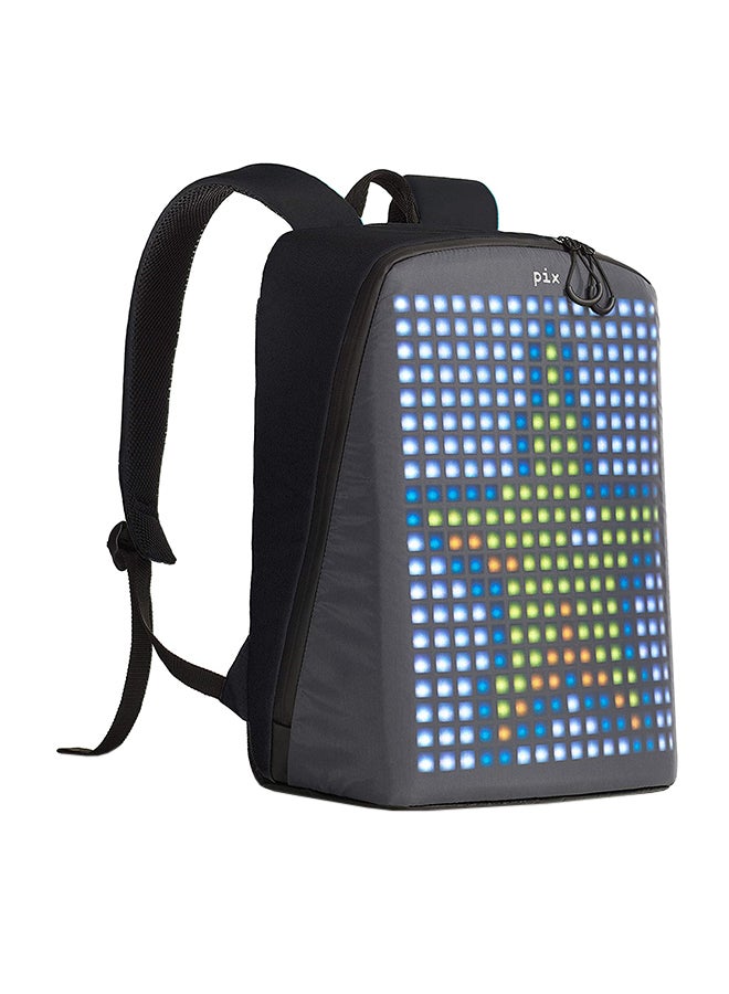 Pixoo Backpack With LED Front Panel Black