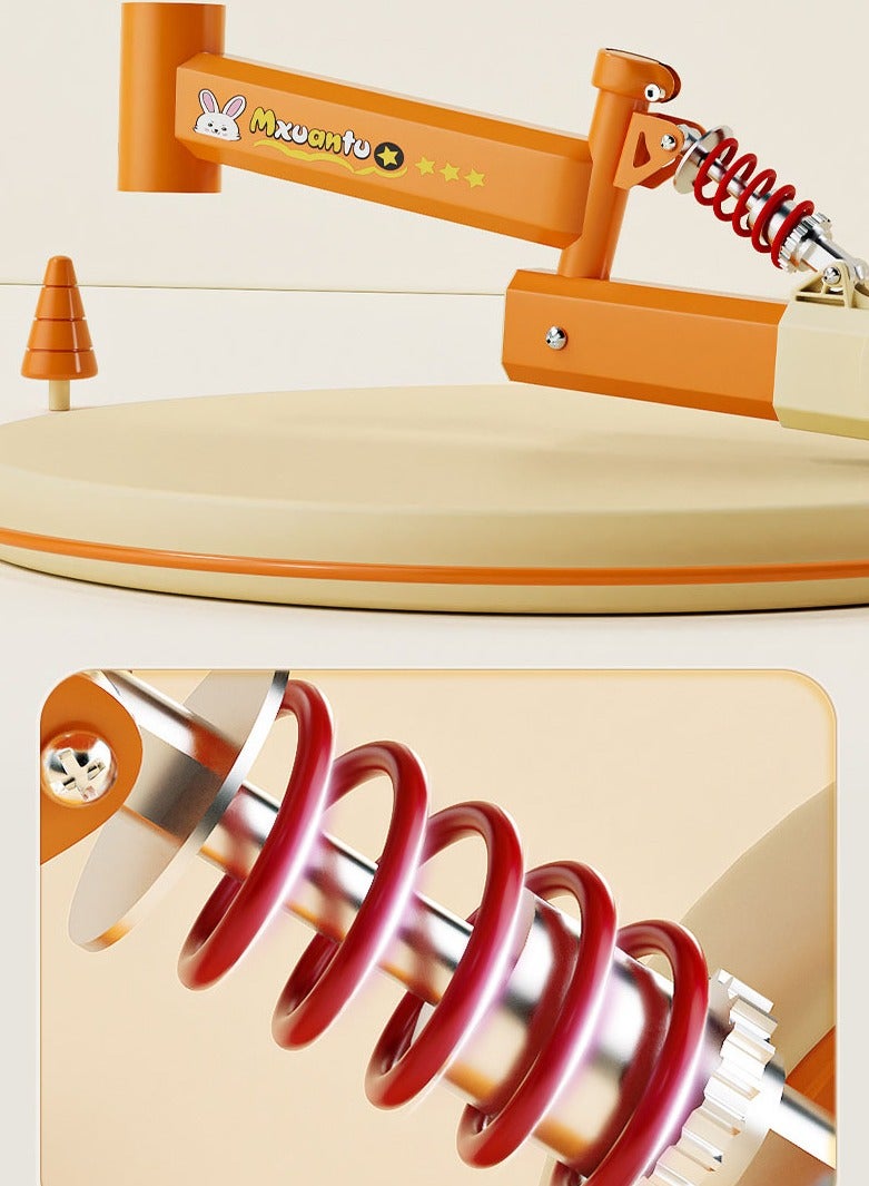 Children's Pedal-Free Balance Car, 1-3-Year-Old Baby Roller Skating, Children's Sliding, Children's Twisting Car, Orange