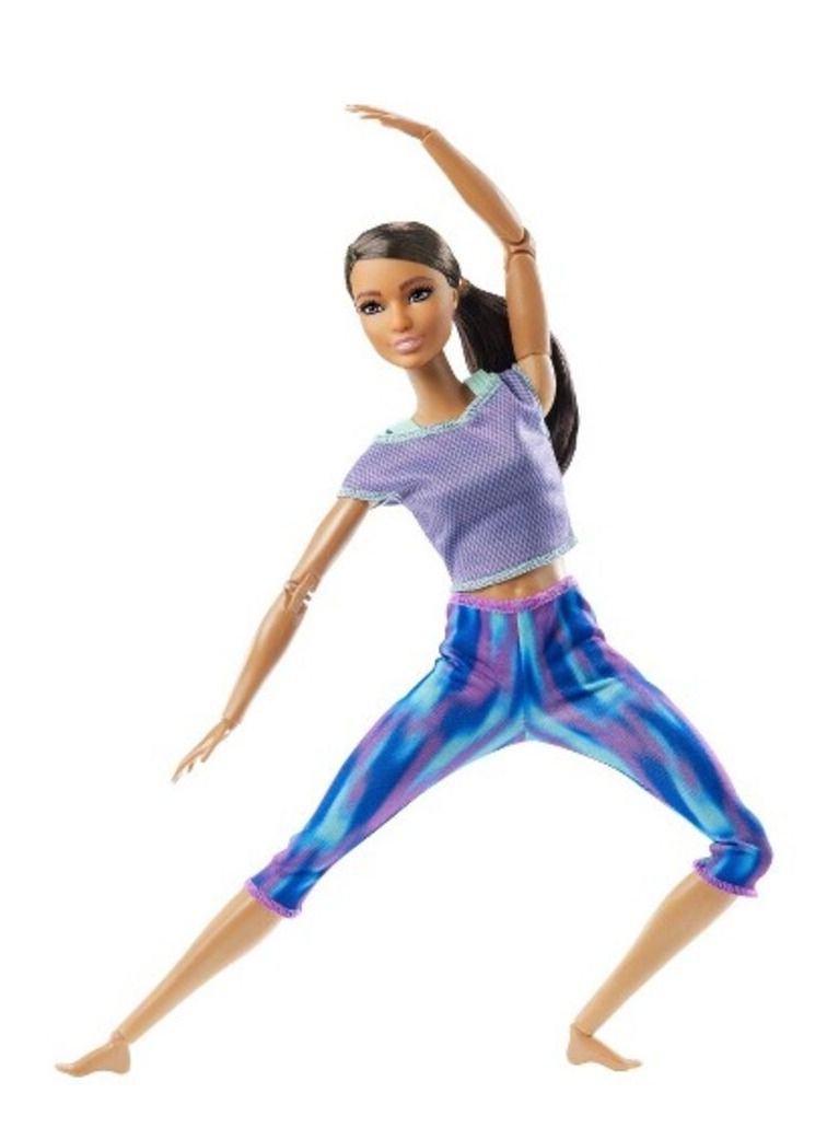 Barbie Made To Move Doll - Blue Dye Pants