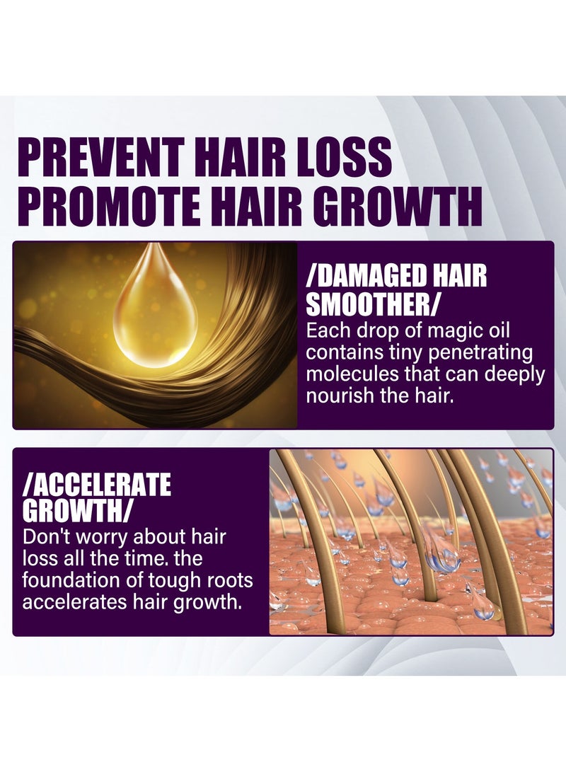 Anti Fall Hair Essence Strengthens Hair Prevents Hair Loss Firms Fluffy Thick Hair Moisturizing Hair Care Essence