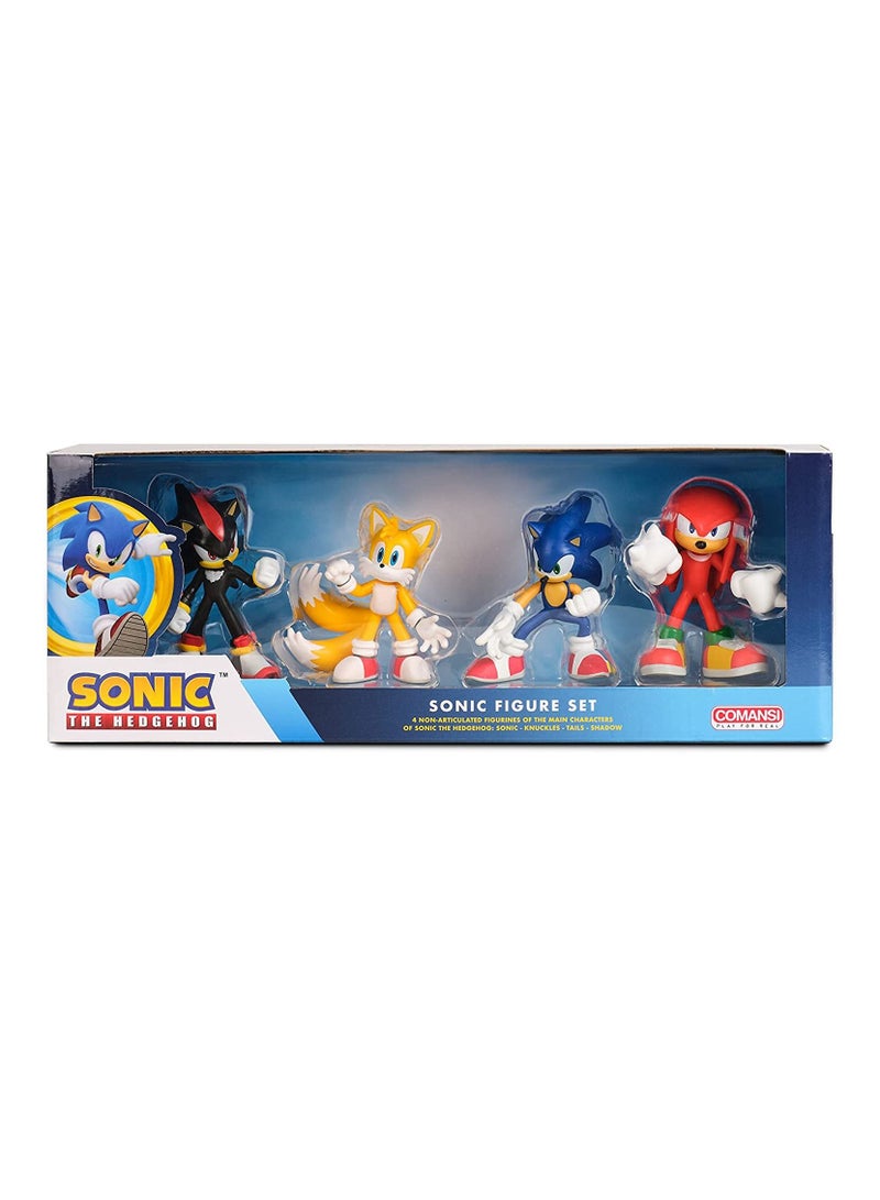 Sonic The Hedgehog Figure Set 4-pack