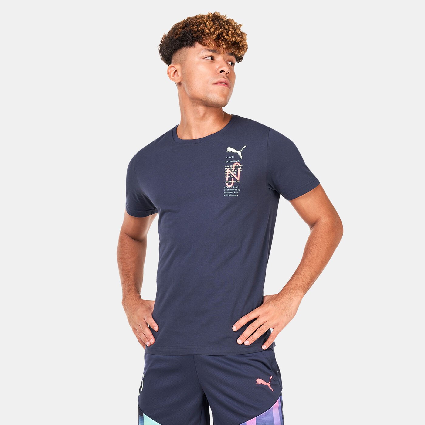 Men's Neymar Jr 24/7 Graphic Football T-Shirt