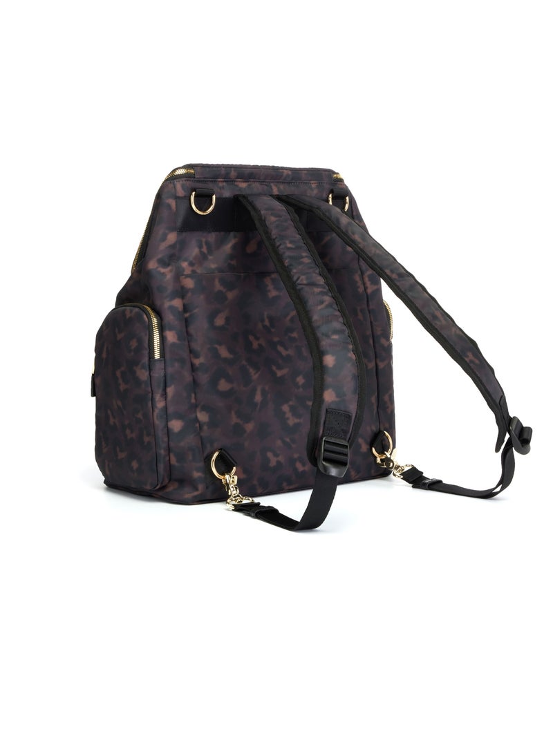 Alyssa Convertible Diaper Bag	Leopard