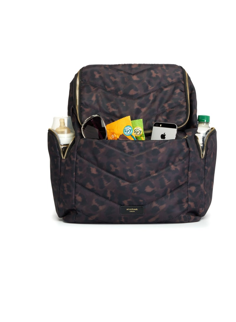 Alyssa Convertible Diaper Bag	Leopard