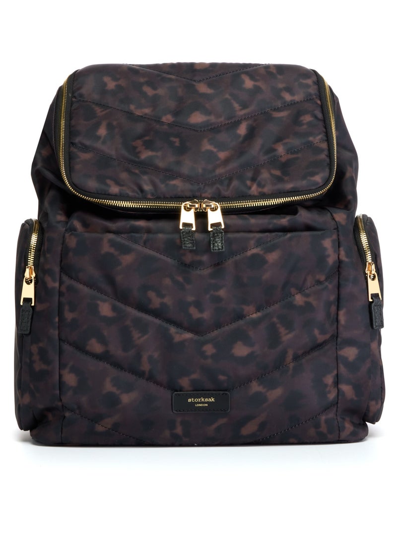 Alyssa Convertible Diaper Bag	Leopard