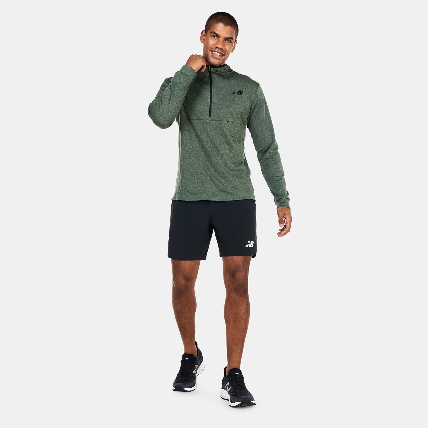 Men's Tenacity Hooded Quarter-Zip Hoodie