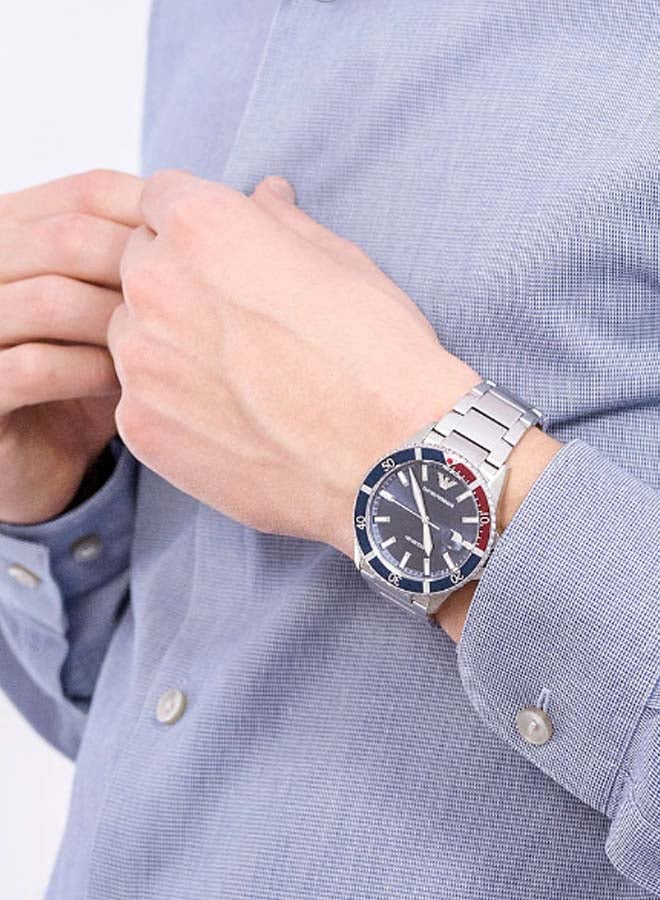 Men's Mario Water Resistance Stainless Steel Analog Watch AR11339