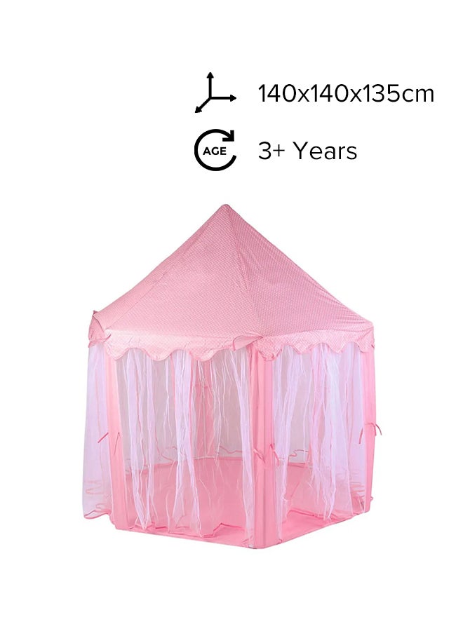 Princess Folding Portable Castle Colourful Unique Design Large Play House Tent 140x140x135cm