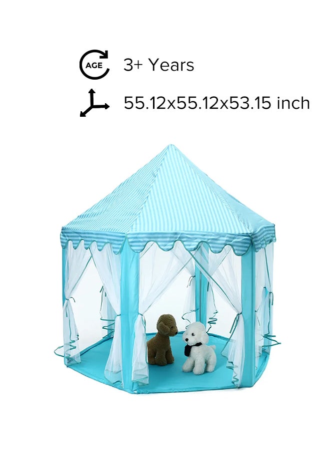 Foldable Portable Stylish Unique Design Indoor Outdoor Princess Castle Play House Tent 55.12x55.12x53.15inch