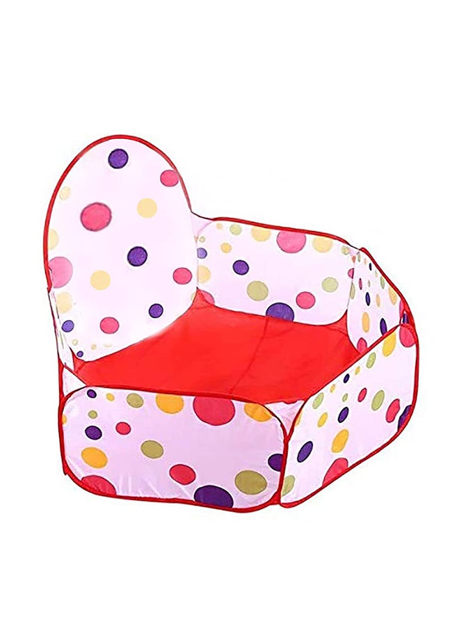 3-In-1 Foldable Crawl Tunnel With Basket Multicolored For 3+ Year Age Group Kids ‎100x100x37cm