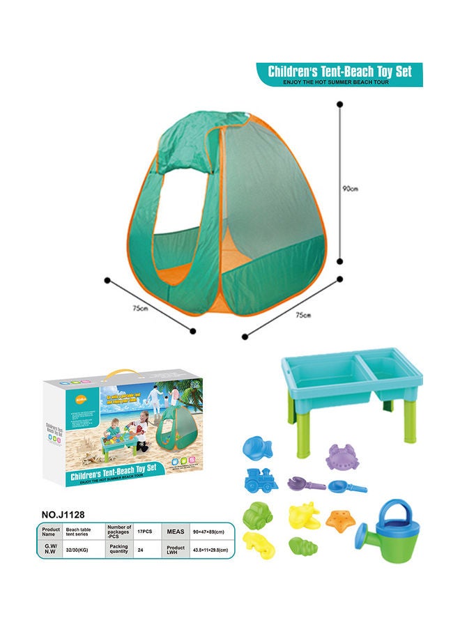 Play Tent And Beach Toy Set