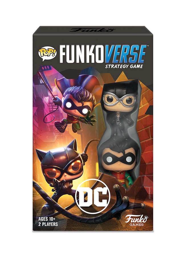 Pop Funkoverse Dc Comics 101 Expandalone Strategy Game 6.5 X 2.5 X 10.5cm