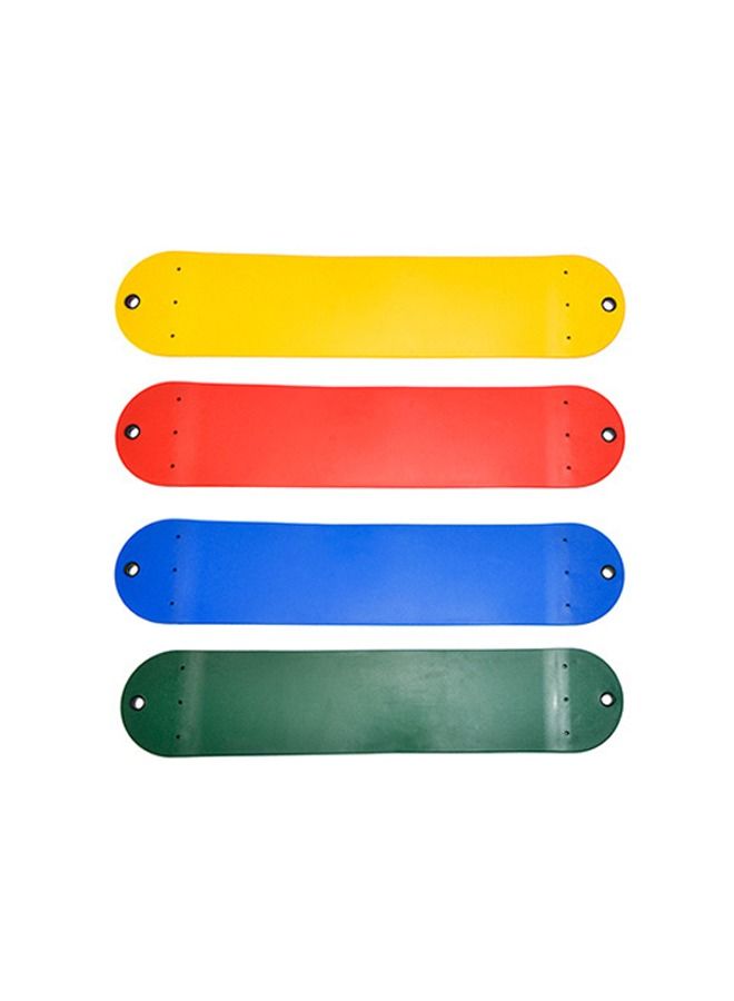 4 Pieces Colorful EVA Soft Board Swing Seat For Kids Outdoor Garden