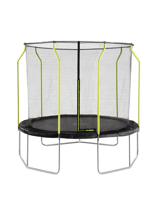 Fun V2 Classic Wave Springsafe Enclosed Trampoline 8ft 2.4m 6 Year Plus