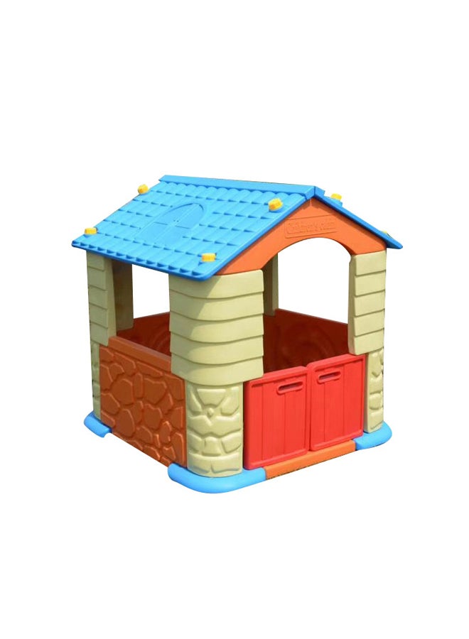 Kids Indoor Plastic Playhouse 114x114x121cm