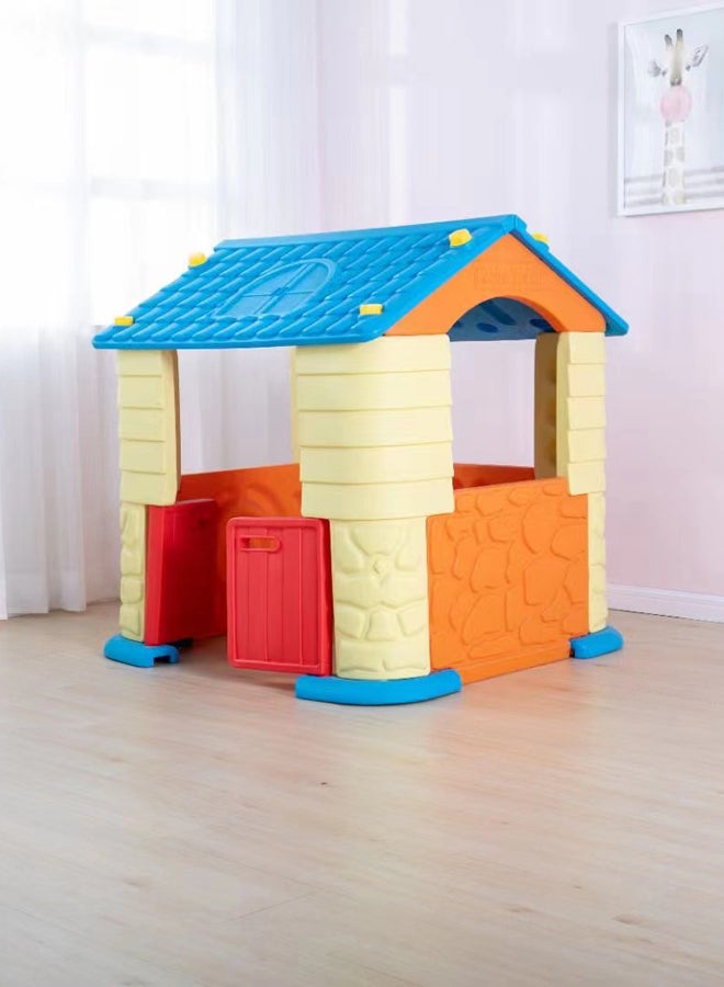 Kids Indoor Plastic Playhouse 114x114x121cm