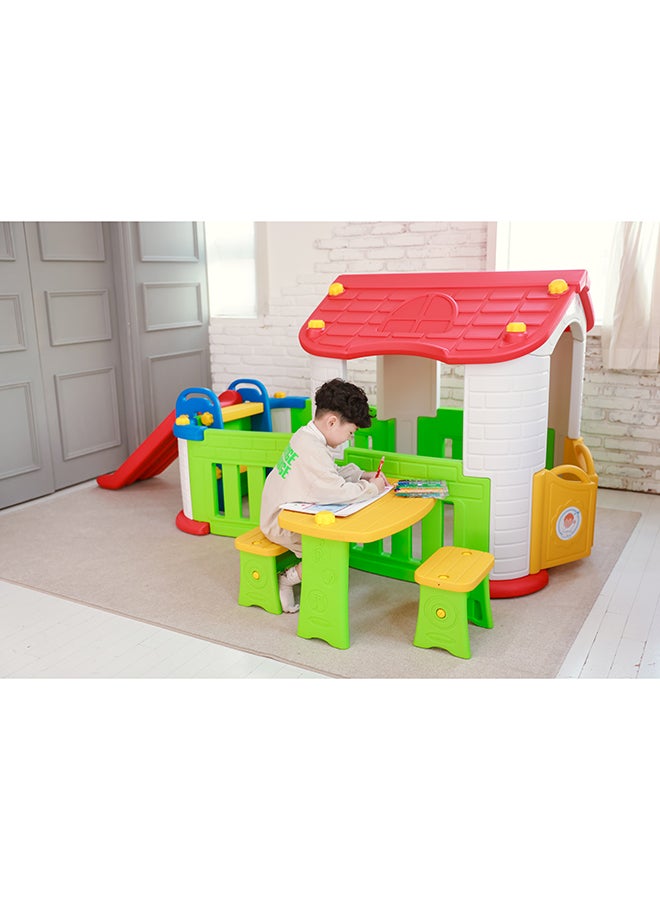 Big Play House With 3 Play Activity 47x106x63inch