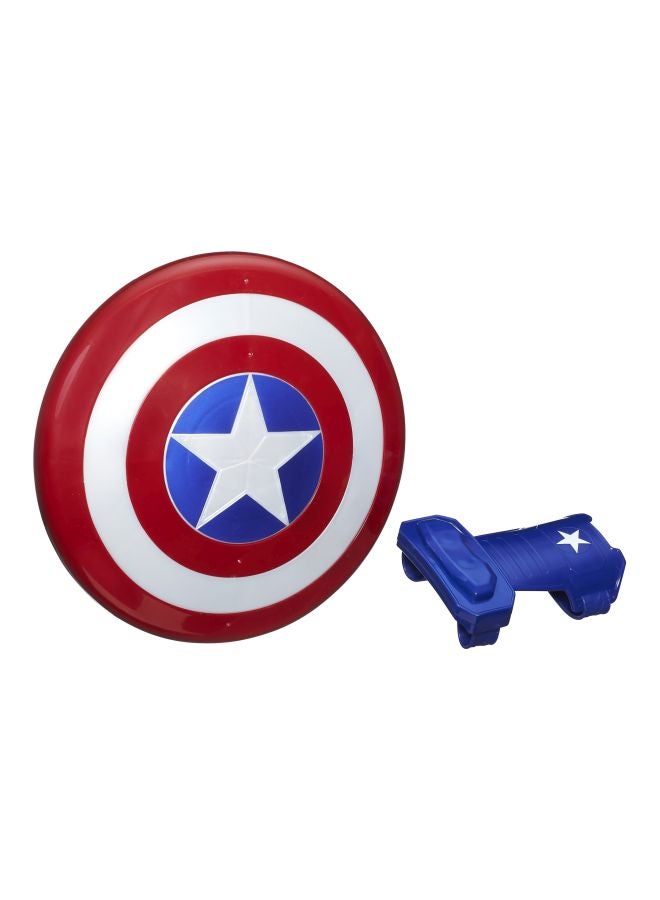 Marvel Captain America Magnetic Shield And Gauntlet B9944