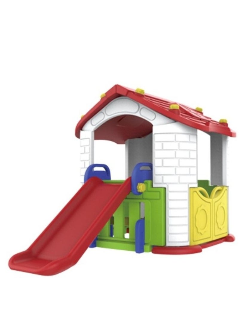 Play House with Slide Red