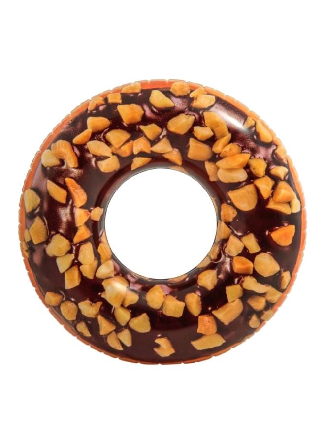 Nutty Chocolate Donut Inflatable Tube 45inch