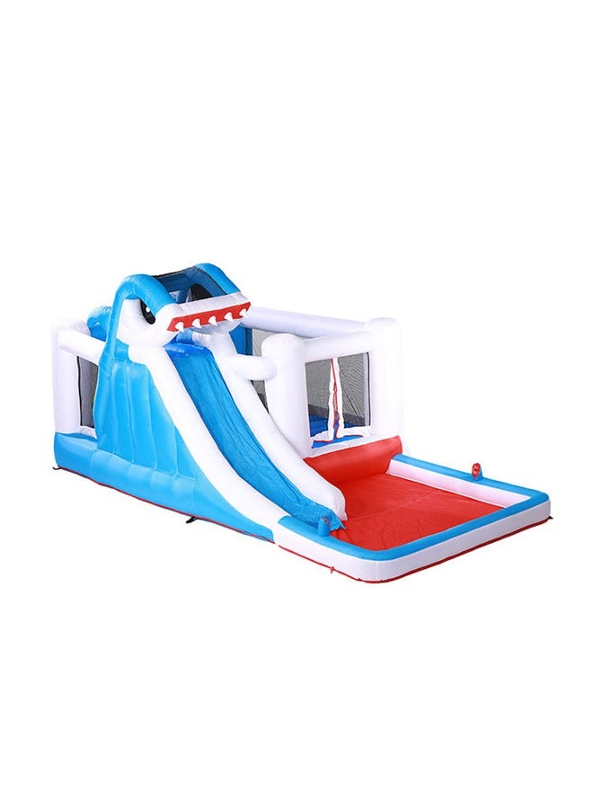 Kids Inflatable Shark Bounce House Jump Bouncy Castle Water Slide