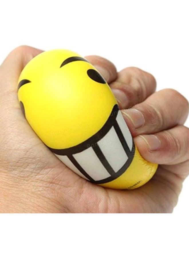 12-Piece Jumbo Emoji Face Soft Stress Toy 10.16cm