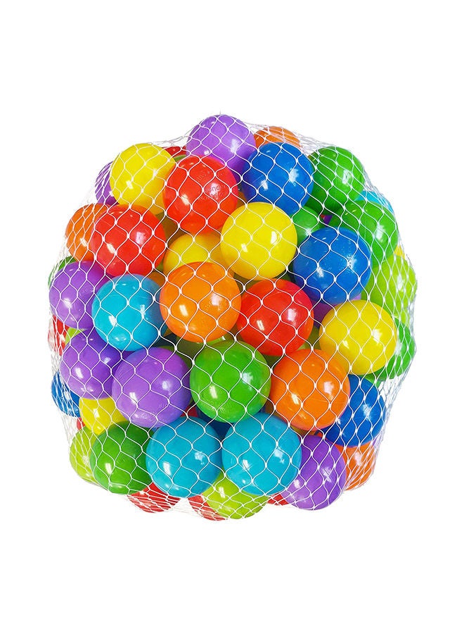 50-Piece Pit Play Balls And Net Bag Set 7x7x7cm