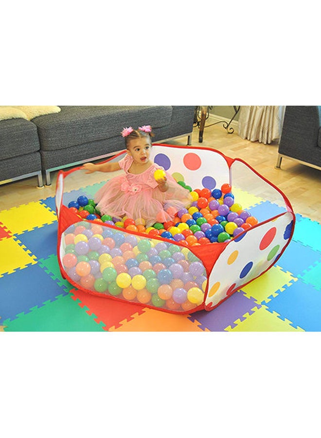 50-Piece Pit Play Balls And Net Bag Set 7x7x7cm