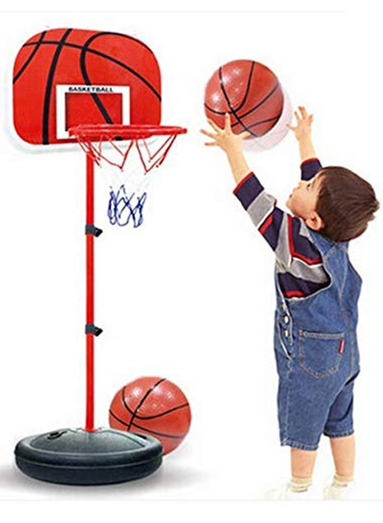 Adjustable 150cm Kids Basketball Back Board Stand  Hoop Set For Children Gift